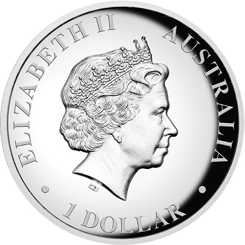 2017 1 oz Proof Australian Silver Kookaburra Coin (High Relief)