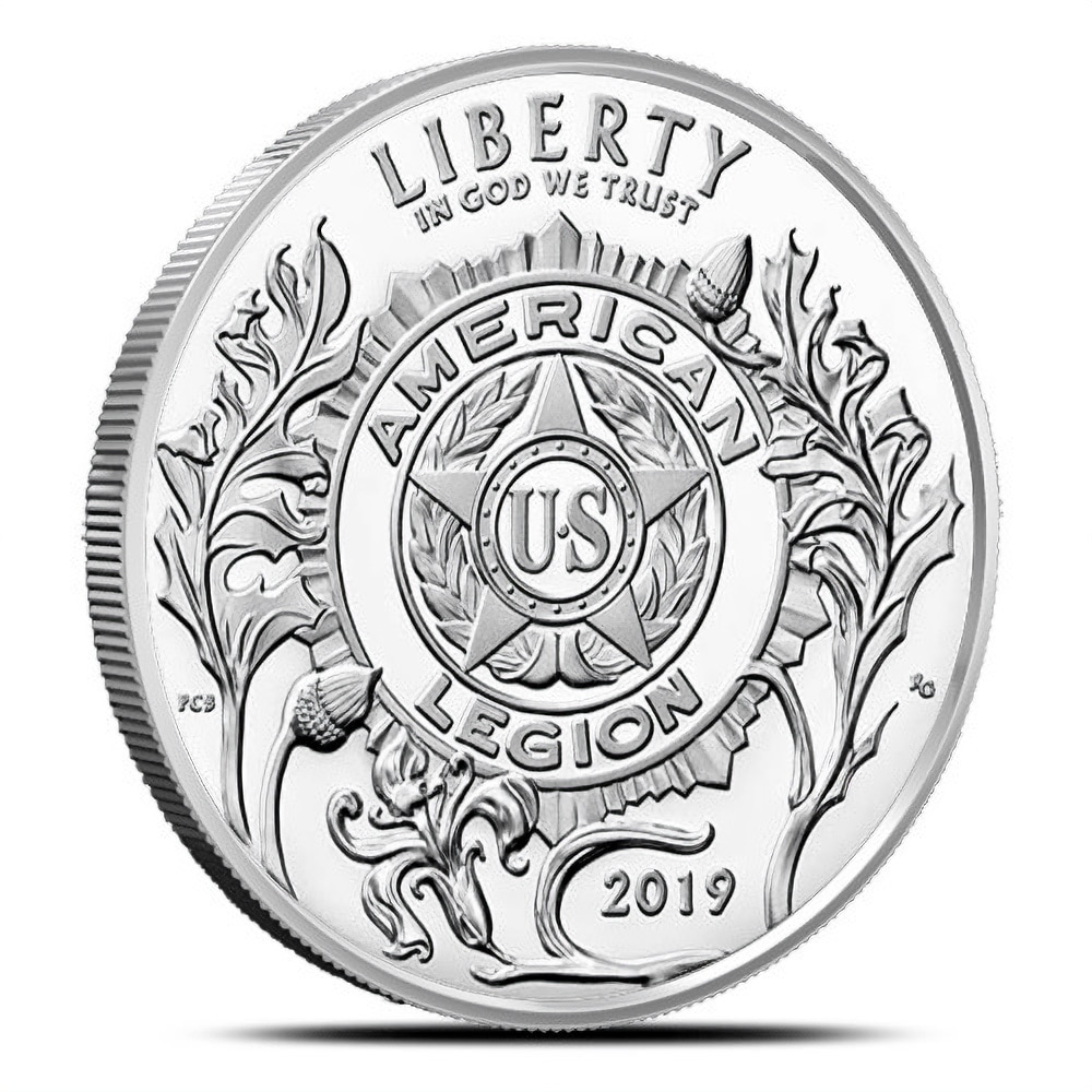 2019-P $1 Proof American Legion 100th Anniversary Silver Coin (Box + CoA)