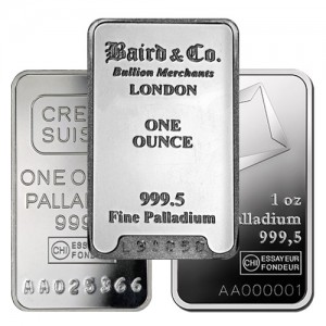 1 oz Palladium Bar (Varied Condition, Any Mint)