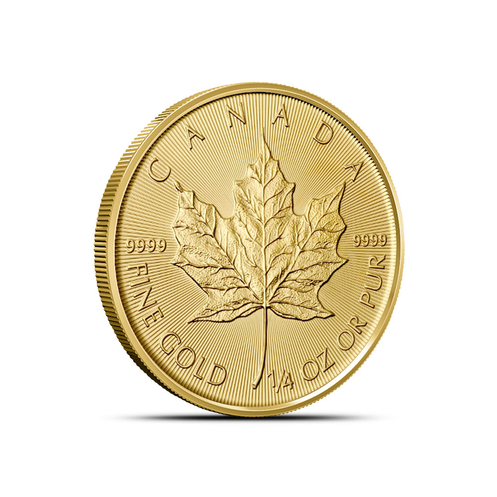 1/4 oz Canadian Gold Maple Leaf (Random Year, BU)