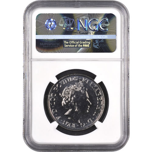2017 1 oz British Platinum Queen’s Beast Lion Coin NGC MS70 ER