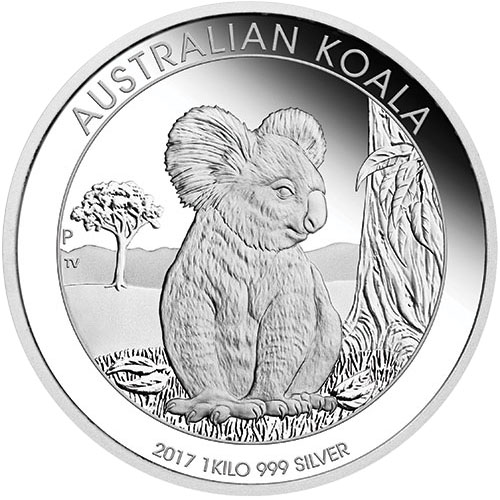 2017 1 Kilo Proof Australian Silver Koala Coin