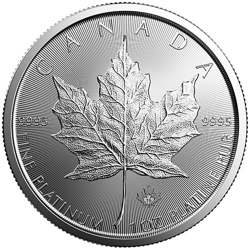2019 1 oz Canadian Platinum Maple Leaf Coin (BU)