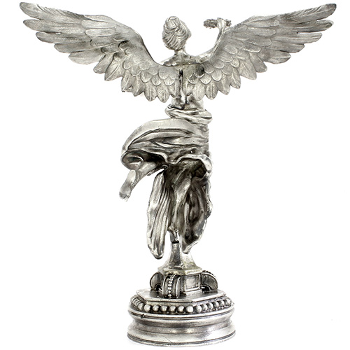 12 oz Antique Finish Mexican Libertad Silver Statue (New, Box + CoA)