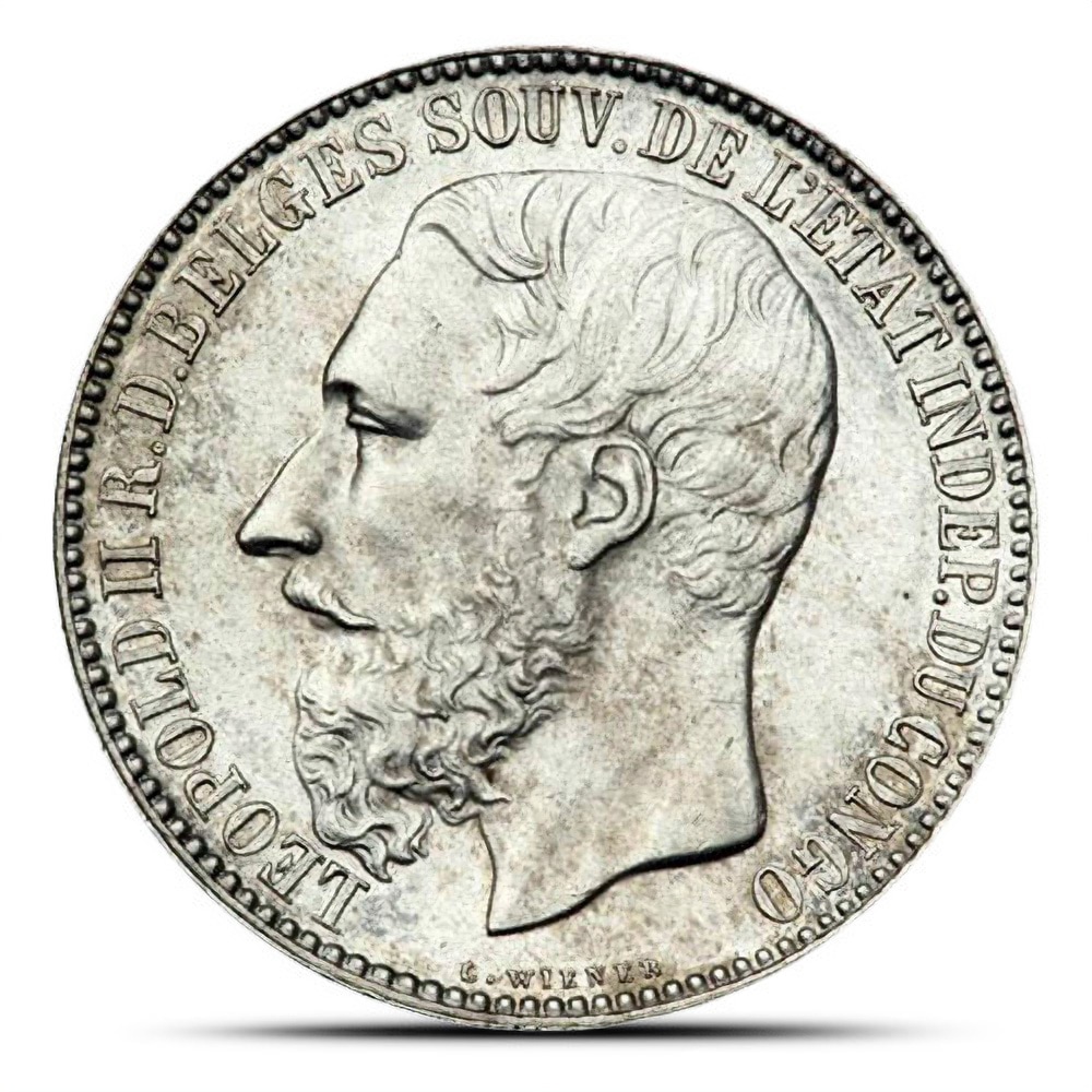 5 Francs Belgium Silver Coin