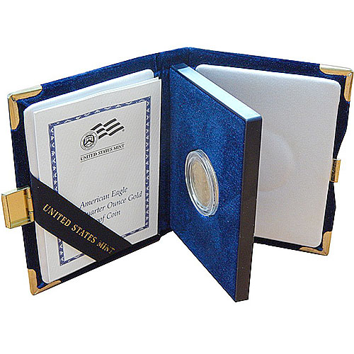 1/4 oz Proof American Gold Eagle Coin (Random Year, Box + CoA)