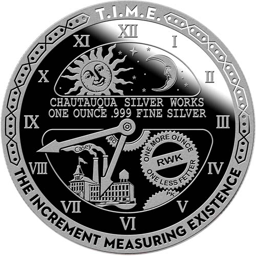 1 oz T.I.M.E. - E.M.I.T. Silver Round (T.I.M.E. Series #5, New, Proof Like)