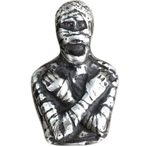 3 oz MK Barz Hand Poured Silver Mummy (New)