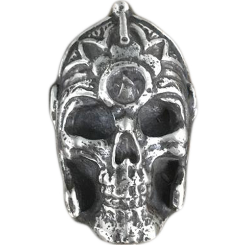 6 oz MK Barz Hand Poured Skull Silver Warrior Mask Series #2 (New)