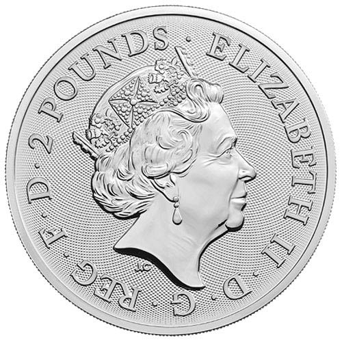 2019 1 oz British Silver Royal Arms Coin (BU)