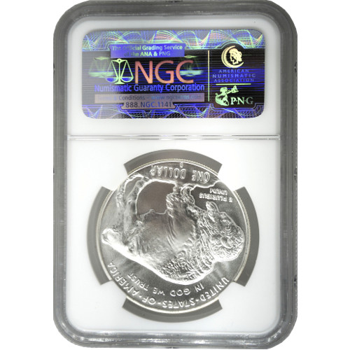 2001-D Buffalo Silver Dollar Coin NGC MS70