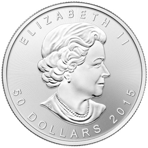 2015 1 oz Canadian Platinum Maple Leaf Coin (BU)
