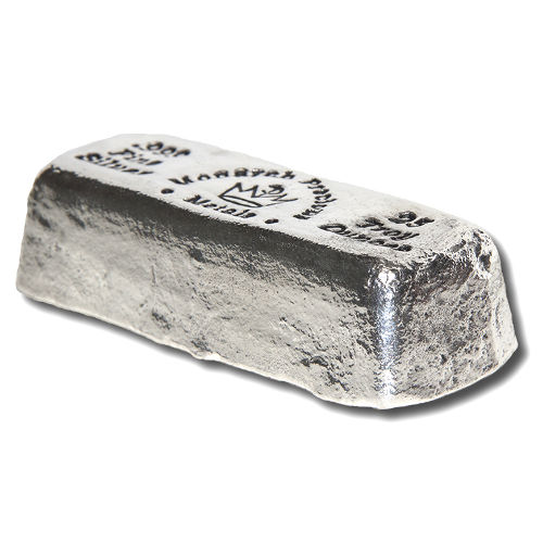 25 oz Monarch Hand Poured Silver Loaf Bar (New)