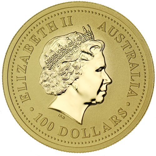 1999 1 oz Australian Gold Lunar Rabbit Coin