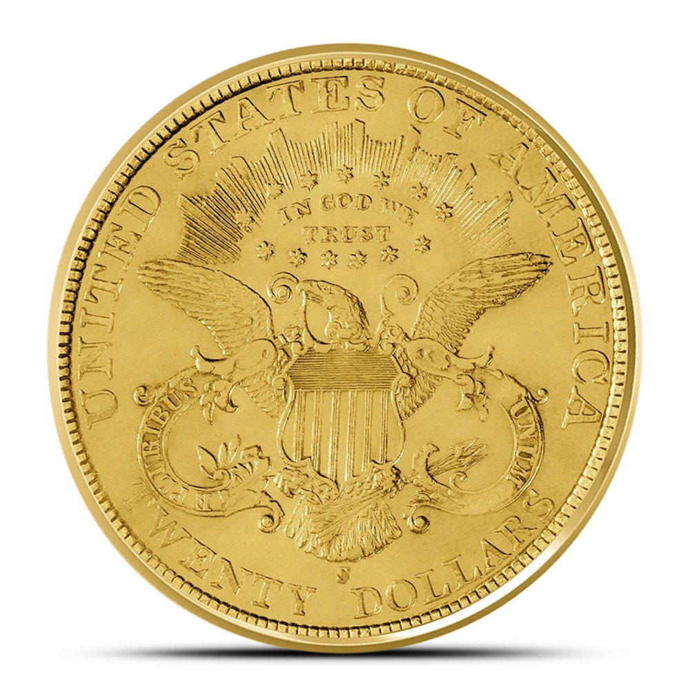 Pre-33 $20 Liberty Gold Double Eagle Coin (VF)