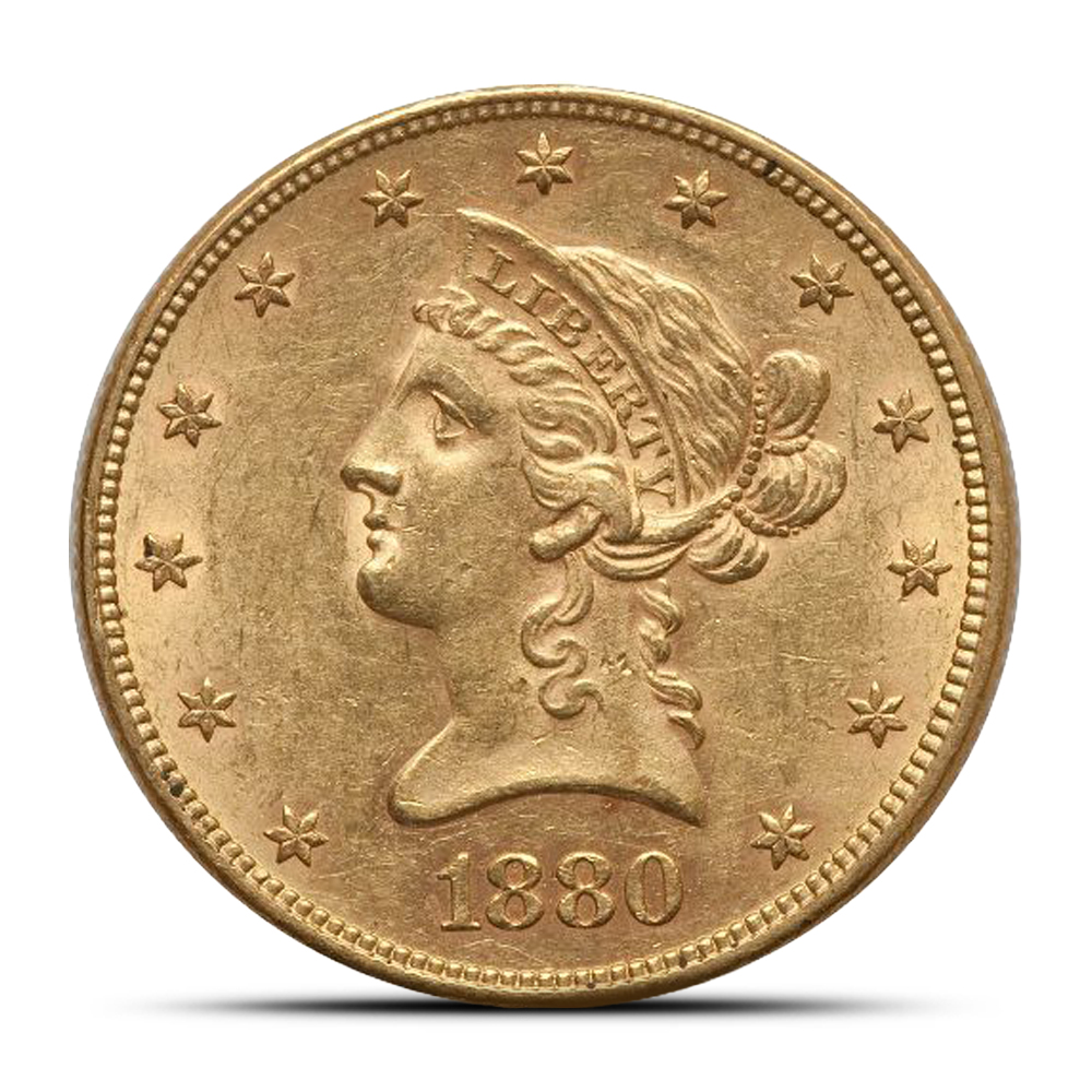Pre-33 $10 Liberty Gold Eagle Coin (AU)