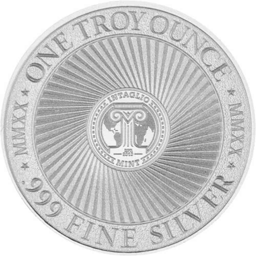 1 oz Molon Labe Silver Round (Type III, New)