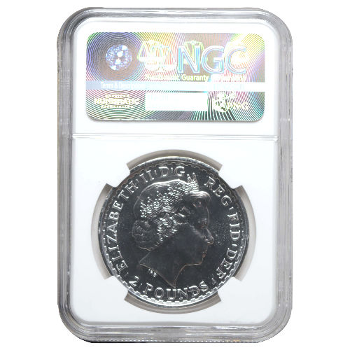 2013 1 oz Lunar Snake Privy British Silver Britannia Coin NGC MS69