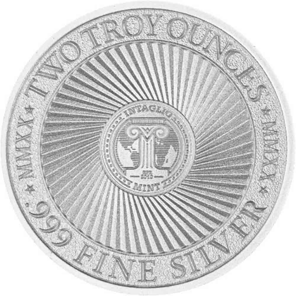2 oz Molon Labe Silver Round (Type III, New)