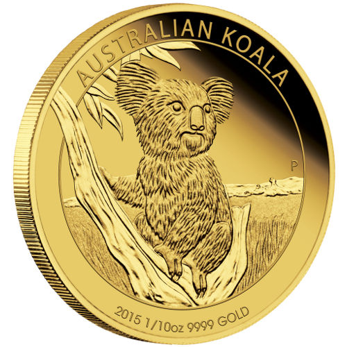 2015 1/10 oz Proof Australian Gold Koala Coin