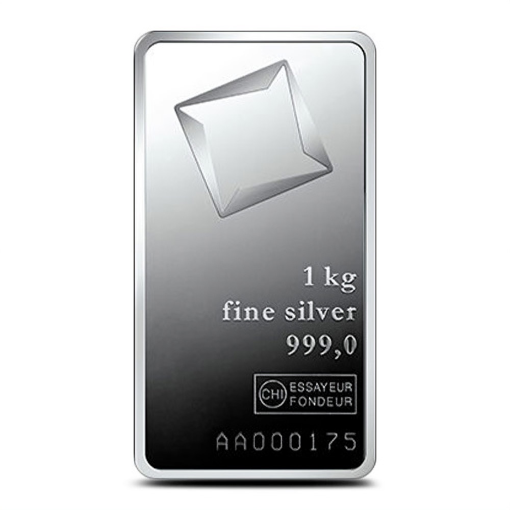 1 Kilo Valcambi Silver Bar - Glossy (New w/ Assay)