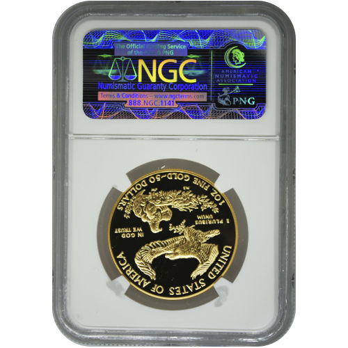 1989-W 1 oz Proof American Gold Eagle Coin NGC PF70 UCAM