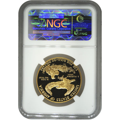 1993-W 1 oz Proof American Gold Eagle Coin NGC PF70 UCAM