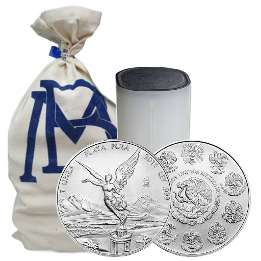 2015 1 oz Mexican Silver Libertad Monster Bag (450 Coins, BU)