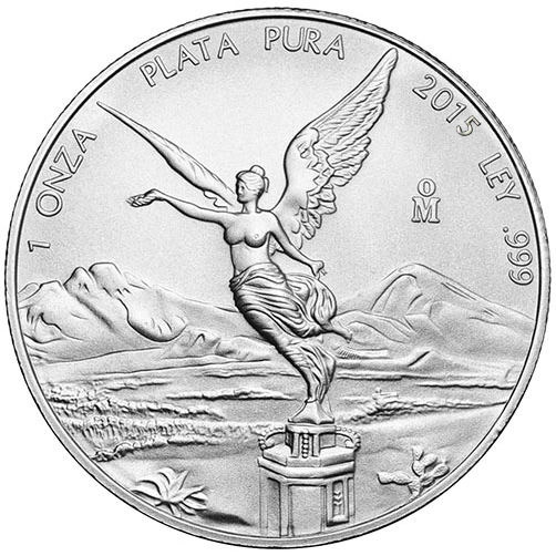 2015 1 oz Mexican Silver Libertad Monster Bag (450 Coins, BU)