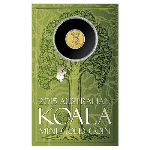 2015 1/2 Gram Australian Mini Koala Gold Coin (BU)