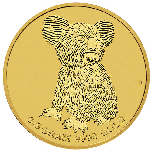 2015 1/2 Gram Australian Mini Koala Gold Coin (BU)