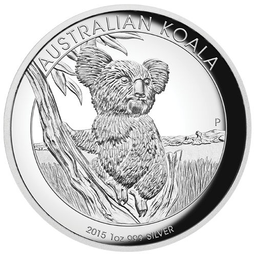 2015 1 oz Australian Silver Koala Proof Coin (High Relief)