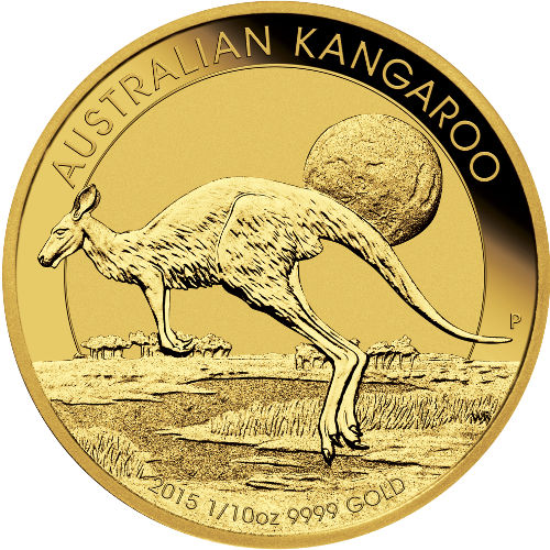 2015 1/10 oz Australian Gold Kangaroo Coin (BU)