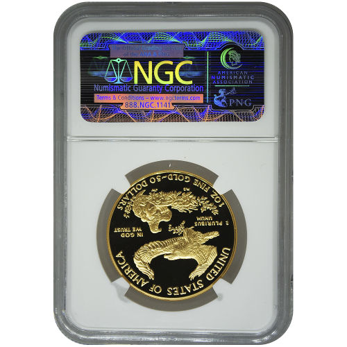 1987-W 1 oz Proof American Gold Eagle Coin NGC PF70 UCAM