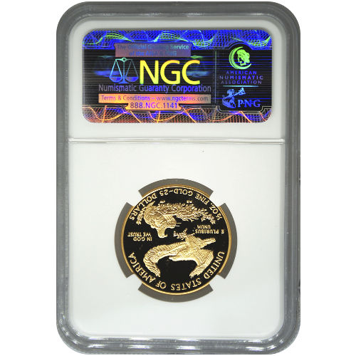 1998-W 1/2 oz Proof American Gold Eagle Coin NGC PF70 UCAM