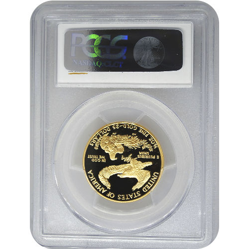 1987-P 1/2 oz Proof American Gold Eagle Coin PCGS PR70 DCAM