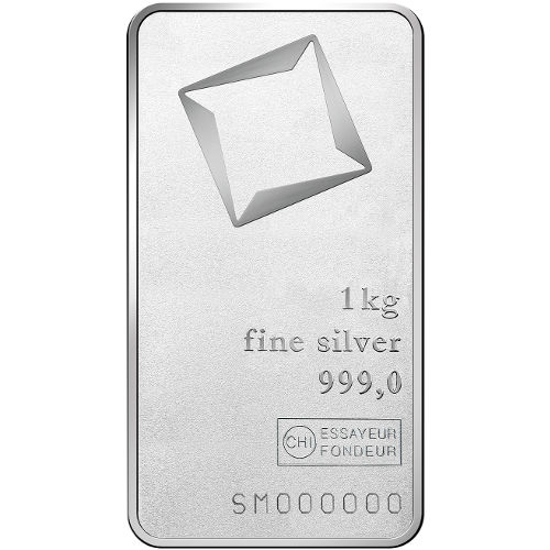 1 Kilo Valcambi Silver Bar - Matte (New w/ Assay)
