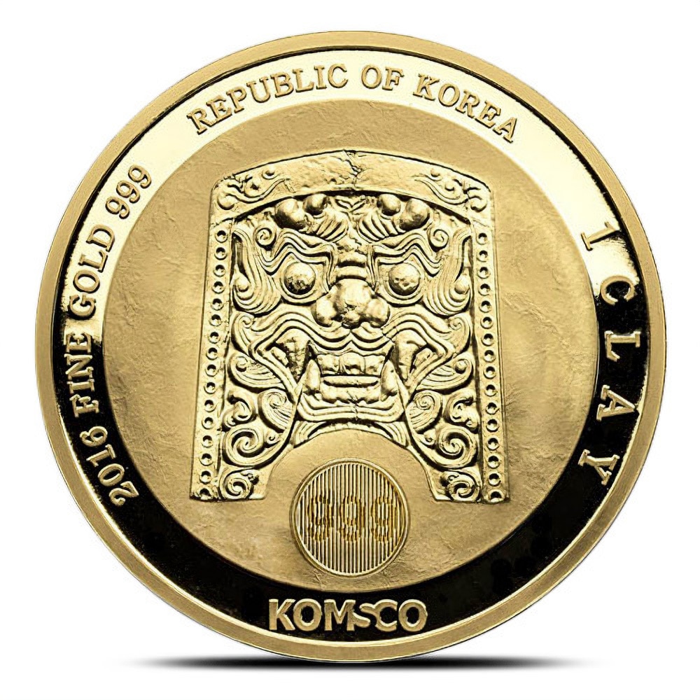 2016 1 oz South Korean Gold Chiwoo Cheonwang