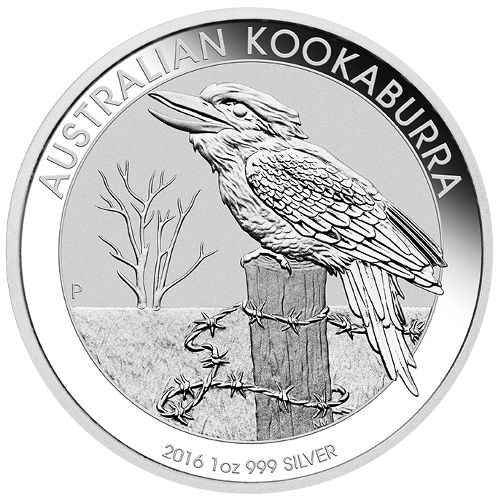 2016 1 oz Australian Silver Kookaburra Coin