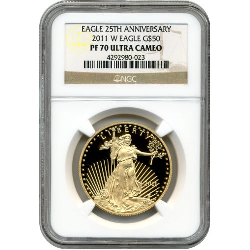 2011-W 1 oz Proof American Gold Eagle Coin NGC PF70 UCAM