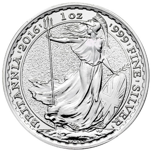 2016 1 oz British Silver Britannia Coin