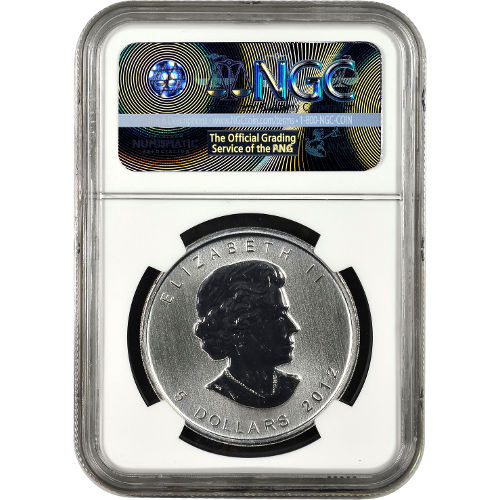 2012 1 oz Canadian Silver Cougar Coin NGC MS69