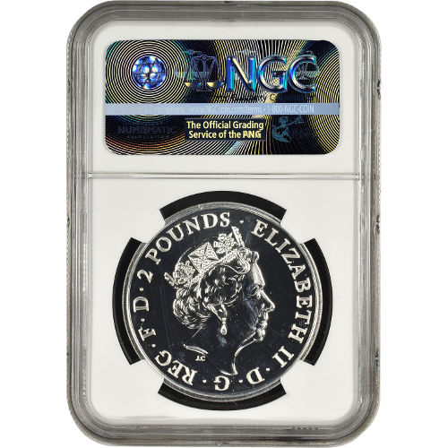 2016 1 oz British Silver Lunar Monkey Coin NGC MS69 ER DPL