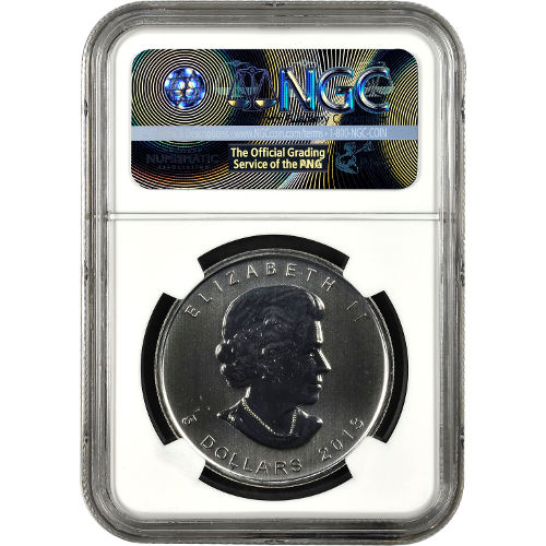 2013 1 oz Canadian Silver Wood Bison Coin NGC MS68