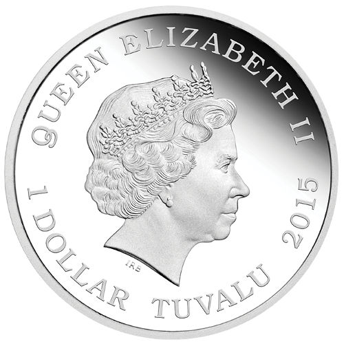 2015 1 oz Tuvalu Star Trek Captain Archer Proof Silver Coin