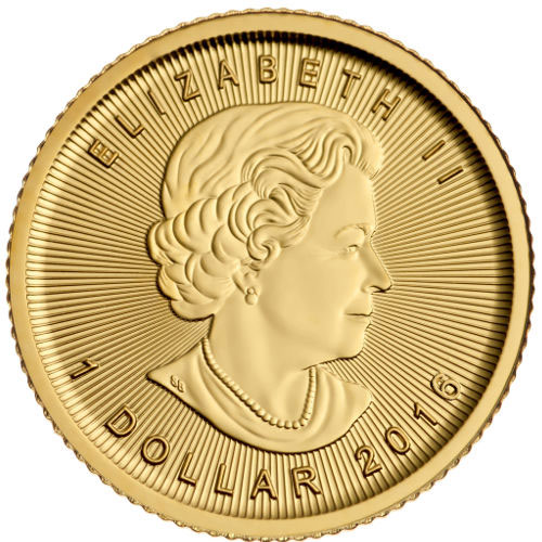 2016 1/20 oz Canadian Gold Maple Leaf Coin (BU)
