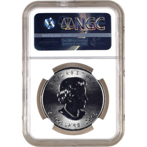 2015 1 oz Canadian Silver Maple Leaf Coin NGC MS70