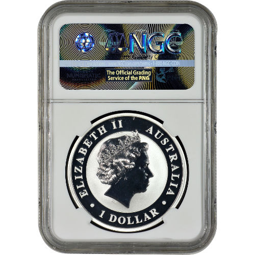 2016 1 oz Australian Silver Kookaburra Coin NGC MS70