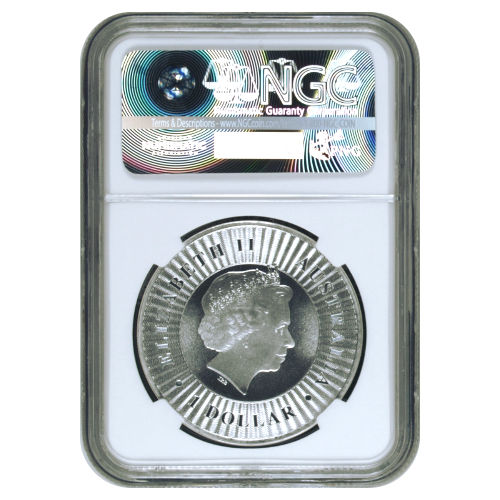 2016 1 oz Australian Silver Kangaroo Coin NGC MS69
