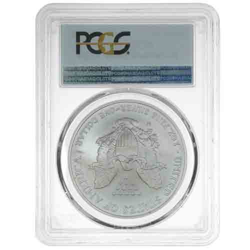2006-W 1 oz Burnished American Silver Eagle Coin PCGS SP70